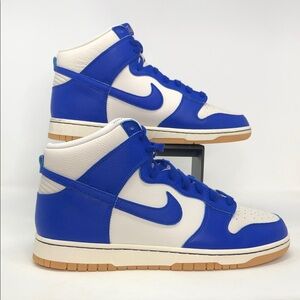 Nine Dunk High Retro SE Phantom Racer Blue Gum FV6612-001 Men’s Sneakers-Size 12